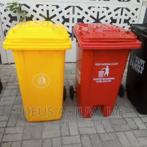 Yellow Waste Bin