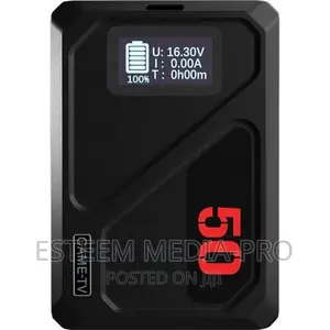 CAME-TV Mini 50C v-Mount Battery