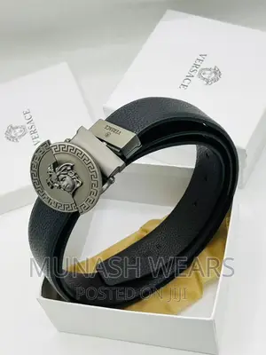 Luxury Original Versace Leather Belt