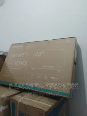 New Hisense 43 Smart Tv With 1year Warranty