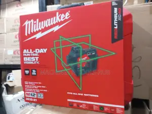 Milwaukee M12TM Green 360° 3-Plane Laser Kit