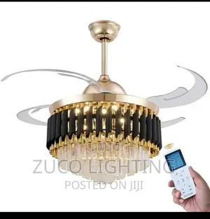 Modern Luxury LED Creative Chandeliers With Ceiling Fans