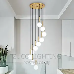 Modern Luxury LED Creative High Dropping Chandelier