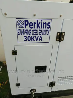 30kva Perkins Soundproof Generator 100percet Copper Coil