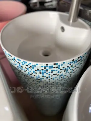Luxury Design Freestanding Drum Basin