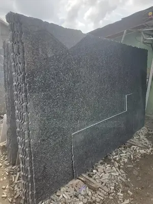 Granite Blue Pearl Slab for Kitchen Countertop Staircase.