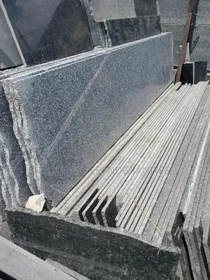 Granite Spotted Black for Kitchen Countertop and Staircase.