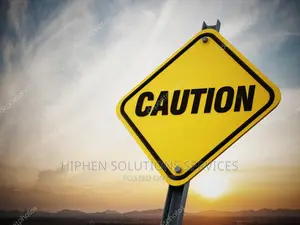 Caution Road, Traffic Sign, Warning Sign