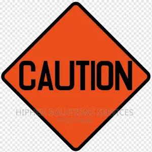 Reflective Warning Signs - Caution
