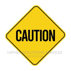 Yellow Caution Sign