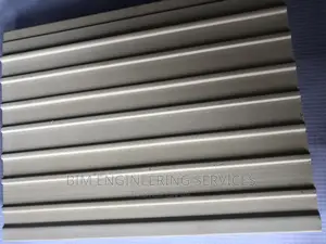 WPC Fluted Panel Acrylic Polish Paint Increte Stamping