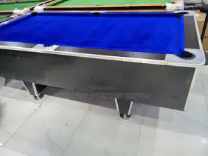 Black Body And Blue Top Quality Snooker Table