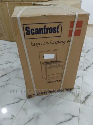 New Scanfrost 4 Burner Gas Cooker CK 5400