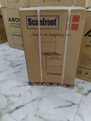 Scanfrost 4 Burner Gas Cooker and Oven CK 5400