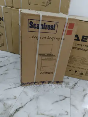 Scanfrost 4 Burner Gas Cooker With Oven CK 5400