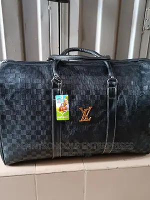 Big Luis Vuitton Leather Travelling Luggage and Duffle Bag