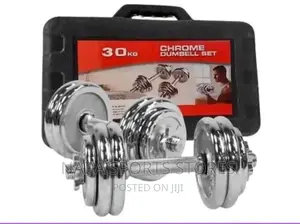30kg Chrome Dumbbell Set