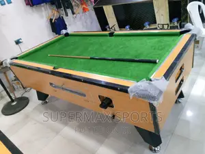 New Akala Brown Body Snooker Table With Coin and Marble