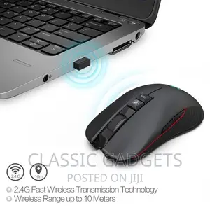 Rechargeable USB Wireless Gaming Mouse for Desktop Laptop