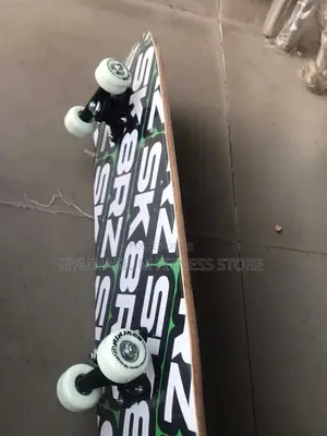 Skateboard Ninja White Design