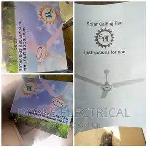 56" Ac/Dc Solar Ceiling Fan
