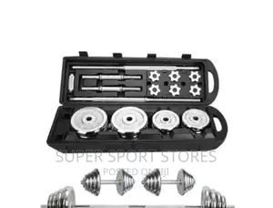 Brand New 50kg Chrome Dumbbell Set