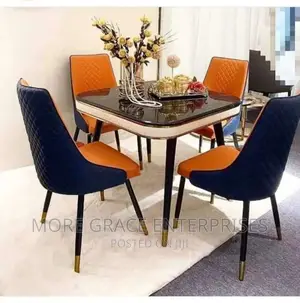 Marble Dining Table and 4 Chairs.