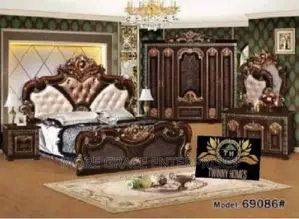 Imported Bedframe, Mattress 2 Side Drawers, Wardrobe, Mirr