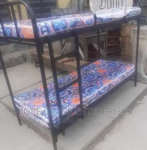 Metal Bunk Bed and Mattresses