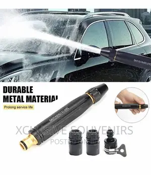 Car Wash Water Gun Straight Nozzle Kit Adjustable Water Gun