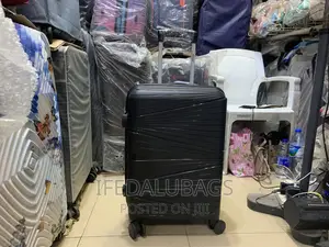 Small Size Black Unbreakable Elastic Travel Luggage