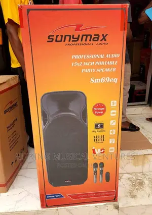 Sonymax 15inches Double Pa System With Big Battery