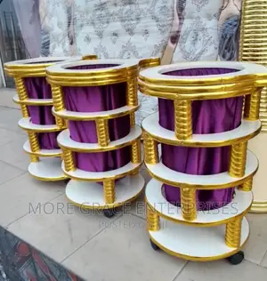 Church Offering Basket With Fabrics