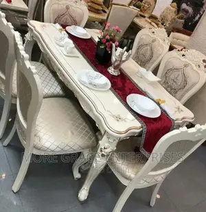 Royal Dining Table and Chairs for Dining Apartment