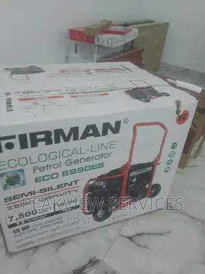 New (7.5kva) Firman Eco 8990es Generator
