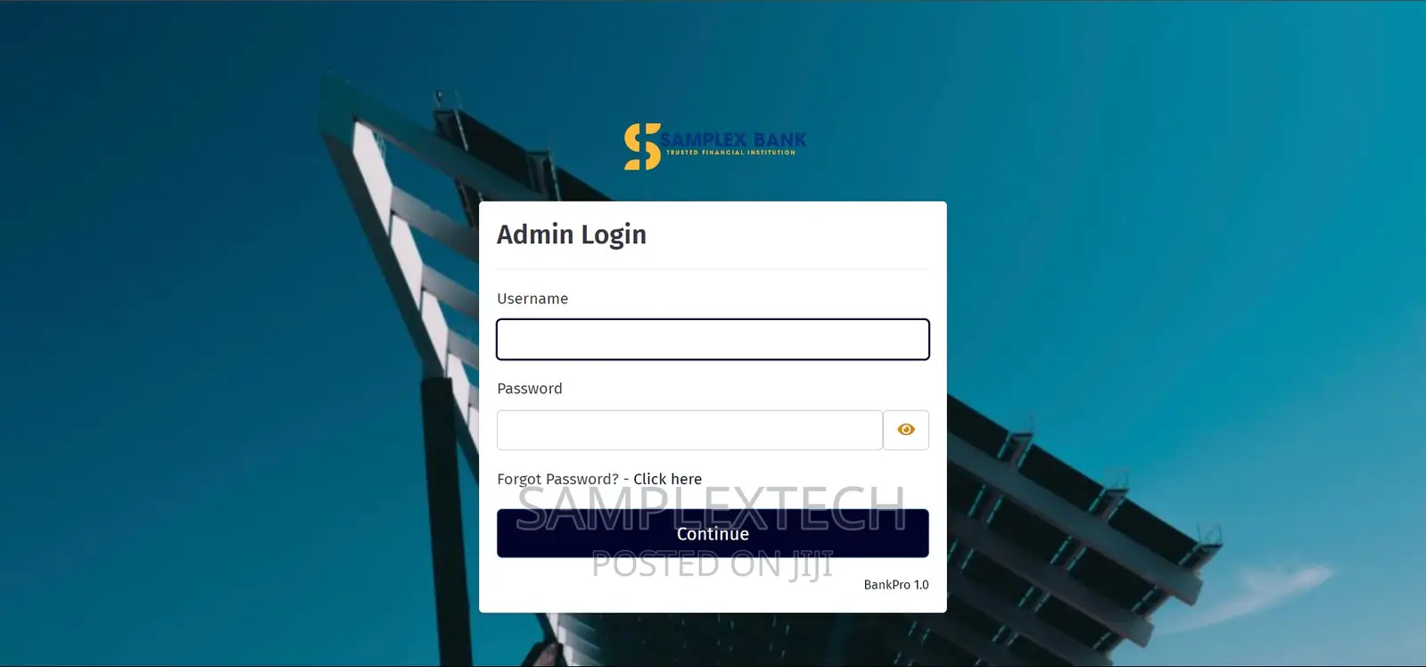 Online Banking Web Designer