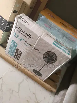 Brand New Wow-Win 17.2'' Rechargeable Standing Fan