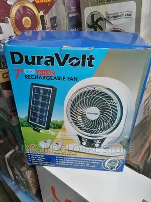 Duravolt Rechargeable Table Fan 3 in 1