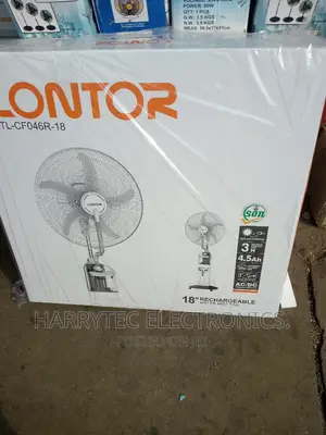 Lontor Rechargeable Mist Fan 18" With 2 Years Warranty