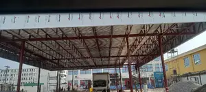 Petrol Station Canopy / Steel Stanchion