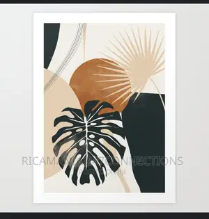 16*24 Abstract Flower Artwork