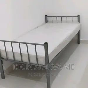 Detachable Iron Single Bed and With Mattress