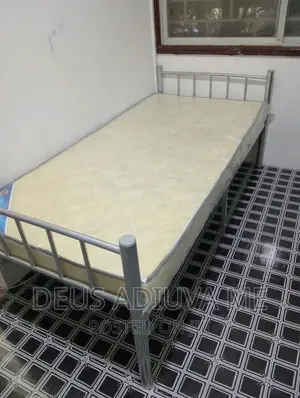 Detachable Iron Single Bed and With Mattress