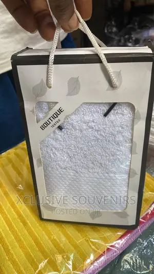 Quality Gym Size Towel With White Package