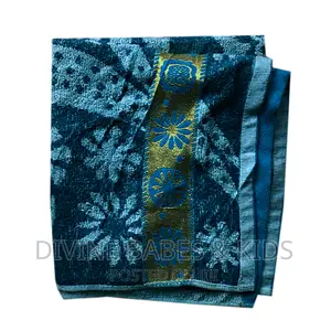 Mothers Towel-blue.Pink and Purple