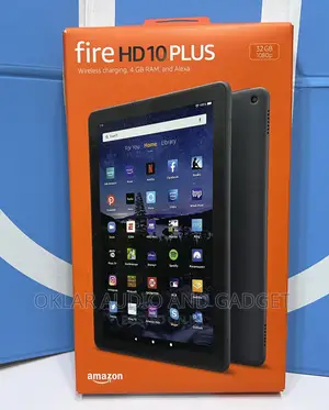 New Amazon Fire HD 10 Plus (2021) 32 GB Black