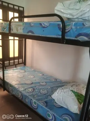 Double Metal Bunk Bed, Suitable for Kids Adults