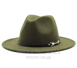 Ski Stylish Green Fedora Hat