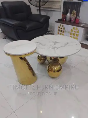 2 in 1 Marble Centre Table