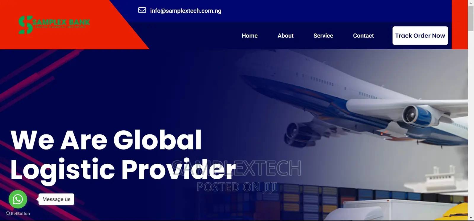Courier Delivery Website Designer